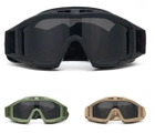Очки тактические маска со сменными линзами Combat GoogleTac Черный - изображение 9