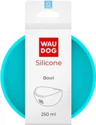 Миска WAUDOG Silicone, 250 мл, Голубая (50812Collar)