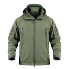 Тактическая куртка Pave Hawk PLY-6 Green 4XL мужская военная холодостойкая влагоотталкивающая осень-зима - изображение 1