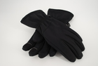 Тактичні рукавички теплі softshell 9100_XL_Black - зображення 4