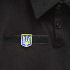 Шеврон патч герб України 3*4 см, нашивка з липучкою, шеврон із вишивкою тризуб - зображення 8