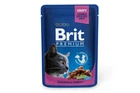 Влажный корм Brit Premium с курицей и индейкой 85 г