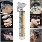 Аккумуляторная машинка для стрижки волос HAIR CLIPPER RoHs T9 бритва триммер окантовочная для бороды 5 Вт GS-3995-1