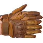Перчатки тактические с закрытыми пальцами Zelart 8797 размер XL Khaki - изображение 1