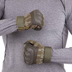 Тактичні рукавички із закритими пальцями Zelart Military Rangers 9879 розмір XL Olive - зображення 4
