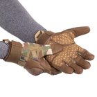 Рукавички тактичні із закритими пальцями Zelart Military Rangers 9879 розмір M Camouflage - зображення 3