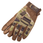 Перчатки тактические с закрытыми пальцами Zelart 8799 размер L Camouflage Multicam - зображення 3