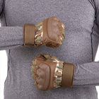 Тактичні рукавички із закритими пальцями Zelart Military Rangers 9879 розмір XL Camouflage - зображення 4