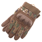 Тактичні рукавички із закритими пальцями Zelart Military Rangers 9879 розмір XL Camouflage - зображення 5