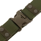 Ремень тактический пояс тактический Zelart Tactical Belt ZK-2 размер 125x5,5см Olive - изображение 4