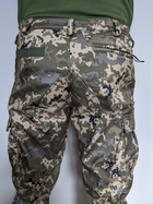 Штани софтшел softshell на флісі тактичні, військові ЗСУ зимові піксель Розмір L (50) - зображення 7