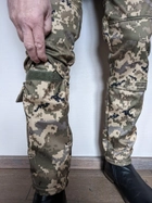 Штани софтшел softshell на флісі тактичні, військові ЗСУ зимові піксель Розмір S (46) - зображення 10