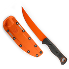 Нож нескладной с чехлом Benchmade 15500OR-2 Meatcrafter orange, CF 280 мм - изображение 4