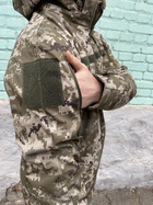 Куртка військова тактична утеплена Софтшелл Піксель (-30С) 44-46 - изображение 5