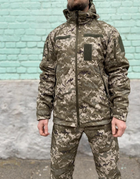 Куртка військова тактична утеплена Софтшелл Піксель (-30С) 44-46 - зображення 7
