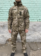 Куртка військова тактична утеплена Софтшелл Піксель (-30С) 48-50 - зображення 2