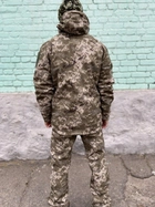 Куртка військова тактична утеплена Софтшелл Піксель (-30С) 48-50 - зображення 3