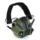 Активні стрілецькі тактичні навушники Earmor M32 Green. Колір: Олива - изображение 5