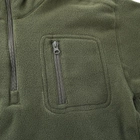 Мужская тактическая флисовая кофта Lesko A973 Green M - изображение 3