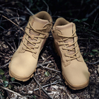 Ботинки демисезонные Lesko 6675 Sand Khaki р.46 мужские влагостойкие на шнурках - изображение 8