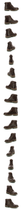Trapery męskie wysokie sznurowane Ushuaia Ush Grange 831310-60 42 Brązowe (3616421682489) - obraz 17