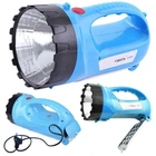 Аккумуляторный LED Фонарь светодиодный Luxury 2820-1LED + (БОКОВОЙ СВЕТ кемпинг лампа на 15 SMD) СИНИЙ