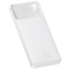 Павербанк 10000 mAh 20W 3A с быстрой зарядкой Power Bank Baseus Bipow Digital Display Портативный аккумулятор внешний аккумулятор 2USB/1Type-C QC Белый (PPDML-L02)