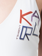 Strój kąpielowy jednoczęściowy damski Karl Lagerfeld KL21WOP04 XS Biały (8051884141183) - obraz 3