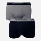 Szorty Emporio Armani CC717-111210 M 2 szt Szary/Granatowy (8033921434526)