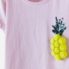 T-shirt dziecięcy dla dziewczynki 5.10.15 Urban Tropics 3I4059 122 cm Różowy (5902361983686) - obraz 3