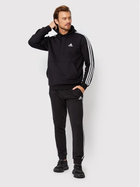 Худі утеплене чоловіче Adidas 3 Stripe Fleece Hoody GK9072 L Черное (4064045329089 ) - зображення 3