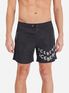 Шорти пляжні чоловічі Iceberg Medium Boardshort ICE1MBM06 L Чорні (8051884147178)