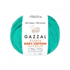 Пряжа Gazzal Baby Cotton XL 3426 Бірюза