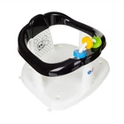 Крісло для купання Maltex Panda 6204 white black | Дитяче сидіння для купання на присосках | Дитячий стільчик для ванної