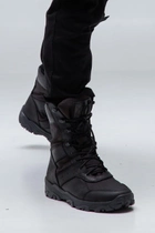 Ботинки берцы мужские TUR Вариор натуральная кожа черные 43 - изображение 1