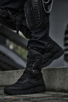 Ботинки берцы мужские TUR Вариор натуральная кожа черные 42 - изображение 6