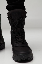 Ботинки берцы мужские TUR Вариор натуральная кожа черные 43 - изображение 7