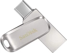 Флеш память USB SanDisk Ultra Dual Luxe Type-C 512GB USB 3.1 Silver (SDDDC4-512G-G46)