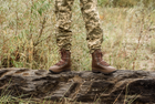 Берцы военные для мокрой погоды. Мужские тактические лёгкие боевые ботинки ALTBERG WARRIOR AQUA 48 коричневые - изображение 9