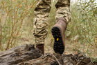 Берцы военные для мокрой погоды. Мужские тактические лёгкие боевые ботинки ALTBERG WARRIOR AQUA 47 коричневые - изображение 10