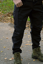 Тактические теплые штаны Soft Shell черные Logos 4607-07 4XL - изображение 3