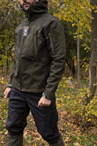 Тактична тепла куртка Soft Shell хакі Logos 4585-07 3XL - зображення 2