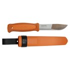 Нож Morakniv Kansbol Burnt Orange с ножнами, нержавеющая сталь - изображение 2