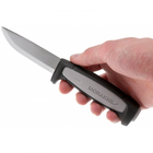 Универсальный рабочий нож с утолщенным лезвием Morakniv Robust, углеродистая сталь, ножны - изображение 2