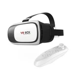 3D окуляри доданої віртуальної реальності VR BOX 2.0 з пультом Білий