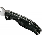 Нож Spyderco Tenacious Black Blade FRN серрейтор (C122SBBK) - изображение 5