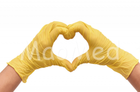 Нитриловые перчатки Medicom SafeTouch® Advanced Yellow без пудры текстурированные размер L 100 шт. Желтые (3.8 г) - изображение 2