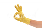 Нітрилові рукавички Medicom SafeTouch® Advanced Yellow без пудри текстуровані розмір L 100 шт. Жовті (3.8 г) - зображення 3