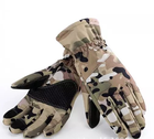 Тактичні рукавички зимові військові, армійські зимові рукавички ЗСУ мультика розмір L - зображення 1