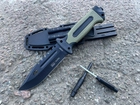 Нож охотничий туристический Columbia 4048В + огниво + точилка